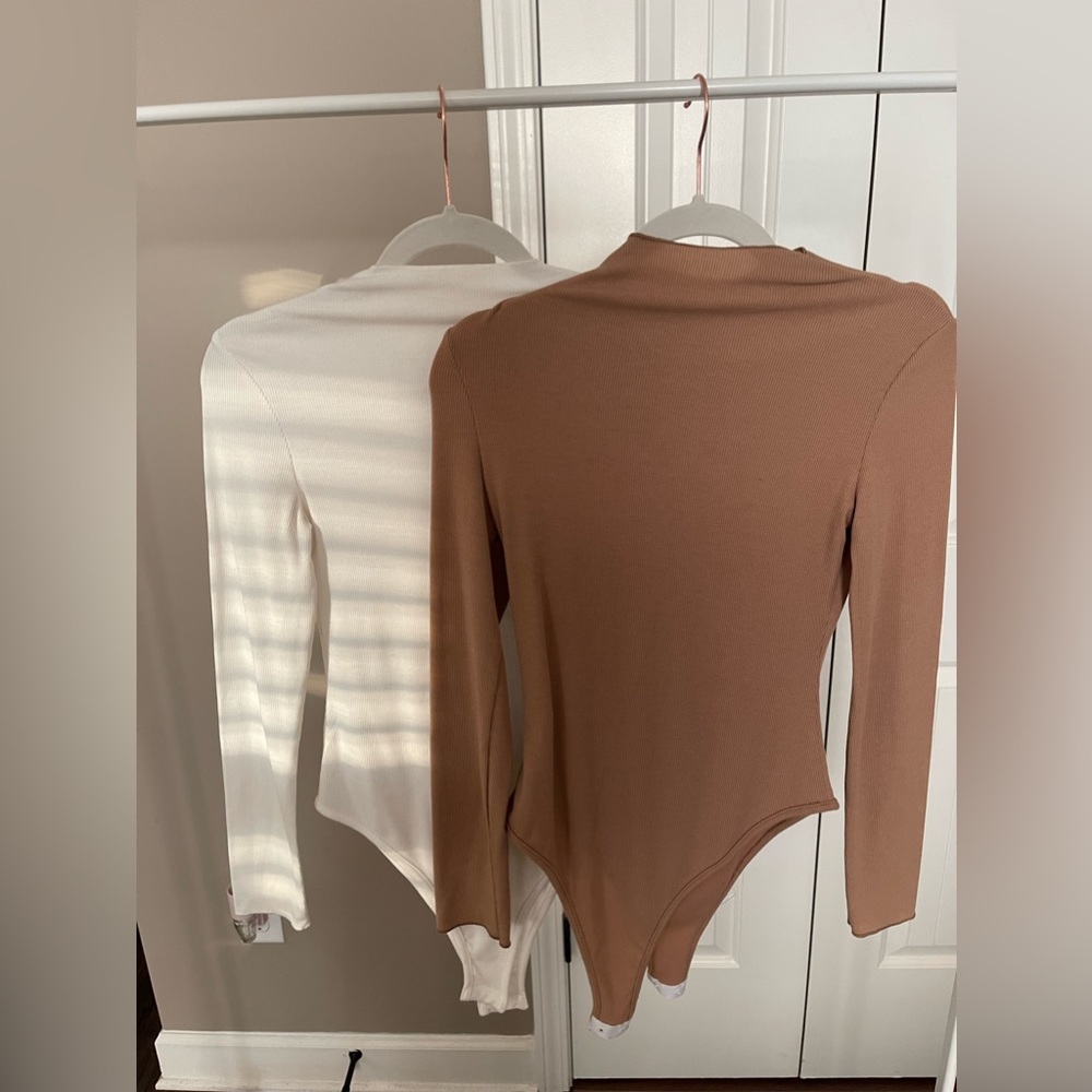 Two Size Medium Shein Long Sleeve Body Suits